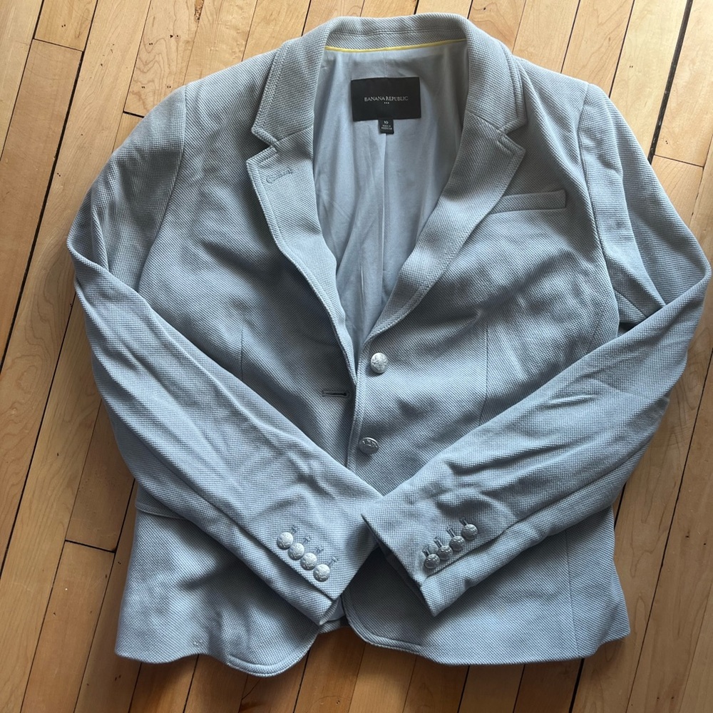 Banana Republic Grey Blazer Size 10